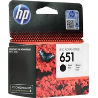 Картридж струйный HP 651 C2P10AE черный оригинальный
