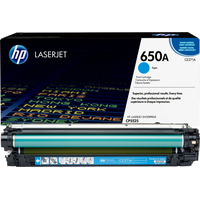 Картридж лазерный HP 650A CE271A голубой оригинальный