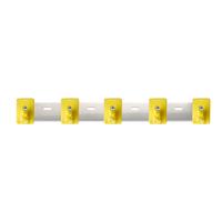 Держатель настенный Haccper Control Point полипропилен/нержавеющая сталь   желтый (длина 352 мм)