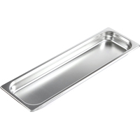 Гастроемкость Luxstahl GN 2/4 53x16x4 см 2.3 л нержавеющая сталь