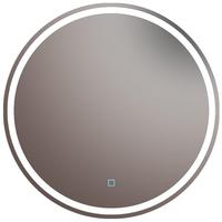 Зеркало настенное RING 06.60.L.02 с подсветкой (белый, 600х600 мм,  сенсорный выключатель)