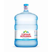 Бутилированная питьевая вода Горная Вершина 19 литров (бутыль включена в  стоимость)
