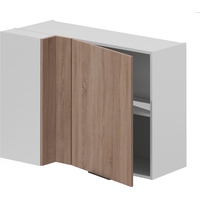 Шкаф кухонный угловой VOK WC1D_72_105 (дуб сонома/белый шагрень,  1050х450х720 мм)