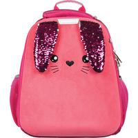 Ранец Комус Класс (№1 School) Basic Bunny анатомический розовый с двумя  отделениями