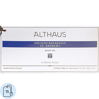 Чай черный Althaus Grand Pack English Breakfast St. Andrews 15 пакетиков