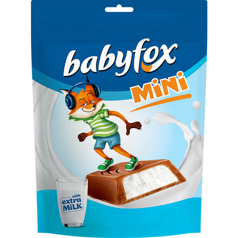 «Babyfox», конфеты Mini с молочной начинкой, 120 г. Babyfox конфеты Mini. Babyfox молочный шоколад. Конфета «Babyfox с молочной начинкой.