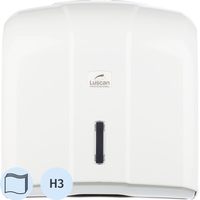 Диспенсер для листовых полотенец Luscan Professional 479407 пластиковый  белый