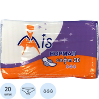Прокладки женские гигиенические Mis Нормал Софт (20 штук в упаковке)