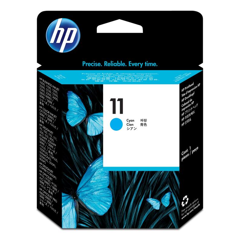 Головка печатающая HP 11 C4811A голубая оригинальная – выгодная цена – купить товар Головка печатающая HP 11 C4811A голубая оригинальная в интернет-магазине Комус