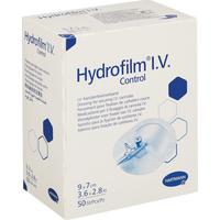 Пластырь-повязка Hydrofilm I.V. для фиксации катетеров двухкомпонентная 9 х 7 см (50 штук в упаковке)