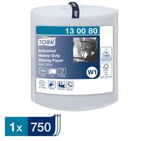 Протирочная бумага Торк (Tork) 130080 W1 голубая (255 метров в рулоне)