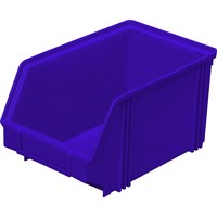 Ящик (лоток) универсальный полипропиленовый 250x148x130 мм синий  морозостойкий