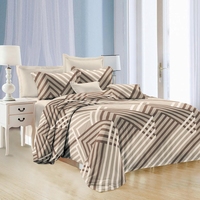 Комплект постельного белья Эльф Satin Collection Павел евро микросатин  70x70 см