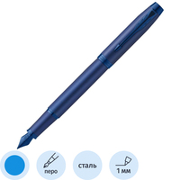 Ручка перьевая Parker IM Professionals Monochrome Blue цвет чернил  синий, цвет корпуса синий (артикул производителя 2172964)