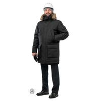 Куртка рабочая зимняя мужская Аляска-2 черная (размер 48-50, рост  182-188)