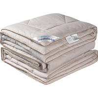 Одеяло 2-спальное Medsleep Sonora 175x200 см стёганое с кантом бежевое