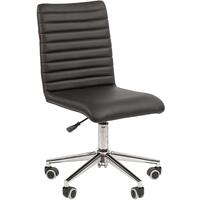 Кресло офисное Chairman 020 чёрное (экокожа, металл)