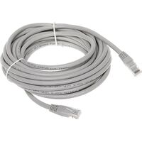 Патч-корд витая пара ExeGate UTP-RJ45-RJ45-5e-CU-10M-GY 5e 10 м