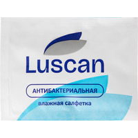 Салфетки влажные Luscan антибактериальные саше (1000 штук в упаковке)