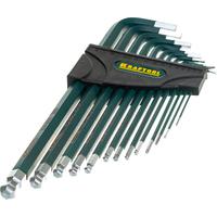 Набор ключей г-образных 1/16-3/8 с шаром 13шт Kraftool Industrie  (274444-Н13)