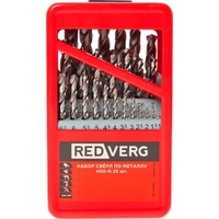 Набор сверл по металлу Redverg 25 предметов (501052)