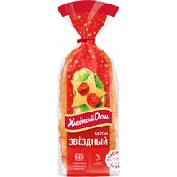 Батон Звездный Хлебный дом пшеничный нарезка 350 г