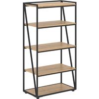 Стеллаж для документов Loftis LMMC 80 (дуб бофорд/черный, 800х430х1517  мм)