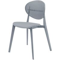 Стул обеденный Sheffilton SHT-S111-P 213555 серый (пластик)