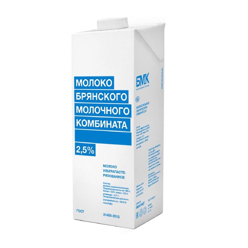 Молоко БМК ультрапастеризованное 2.5?5 мл – выгодная цена – купить товар Молоко БМК ультрапастеризованное 2.5?5 мл в интернет-магазине Комус