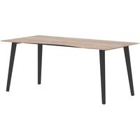 Стол руководителя эргономичный JAY (дуб каньон/антрацит, 1800х900х750  мм)
