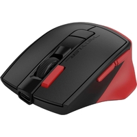 Мышь беспроводная A4Tech Fstyler FG45CS Air красная/черная