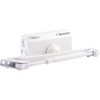Доводчик дверной Isparus 410F до 60 кг белый (18399)