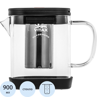 Чайник заварочный с фильтром стеклянный Vitax Warkworth VX-3310 900 мл