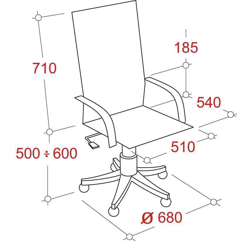 Кресло для руководителя easy chair 515 tpu черное