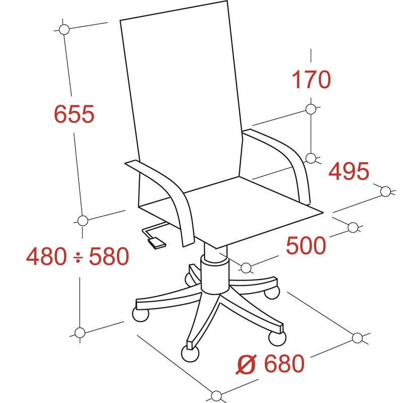 Кресло для руководителя easy chair 639 tpu черное