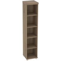 Стеллаж для документов Комус Мебель Easy Director (дуб шамони темный,  430х445х2105  мм)