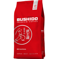 Кофе в зернах Bushido Red Katana арабика 100% 1 кг (пакет)
