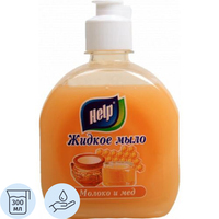 Мыло жидкое Help Молоко и мёд 300 мл