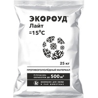 Реагент противогололёдный Экороуд Лайт мешок 25 кг до -15С
