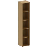 Стеллаж высокий Канц КК32.9 (орех, 5 секций, 350x330x1830 мм)