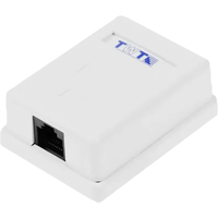 Розетка TWT TWT-SM1-45-WH RJ-45 cat 5е