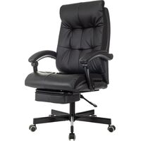 Кресло для руководителя Easy Chair 624 с массажным модулем чёрное   (экокожа, пластик)