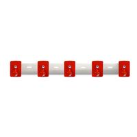 Держатель настенный Haccper Control Point полипропилен/нержавеющая сталь   красный (длина 352 мм)