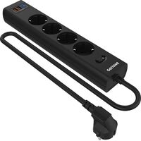 Сетевой фильтр Philips CHP4346BB/51 на 4 розетки 3 метра + 2 USB