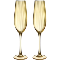 Набор бокалов для шампанского Crystal Bohemia Columba Optic 260 мл (2  штуки в упаковке, 9BL/1SI81/0/72Z54/260-264)