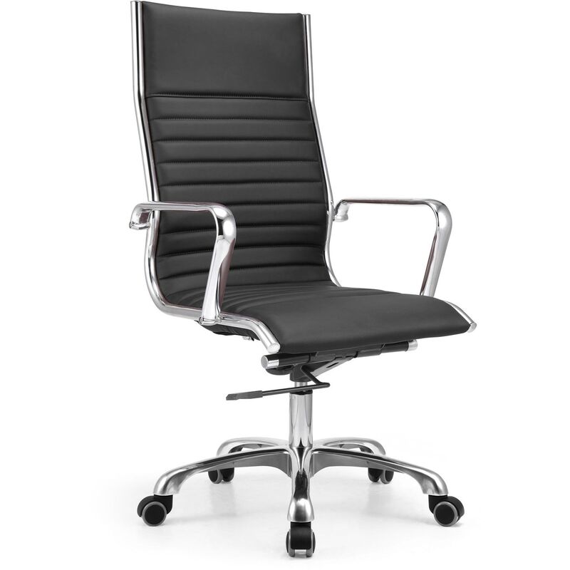 Кресло для руководителя easy chair 590 tc серое черное ткань металл