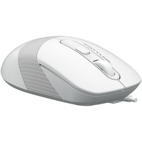 Мышь проводная A4tech Fstyler FM10S белая/серая (FM10S USB WHITE)