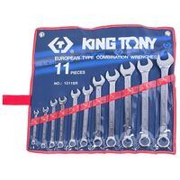 Набор ключей комбинированных King Tony 1/4"-15/16" 11 предметов (1211SR)