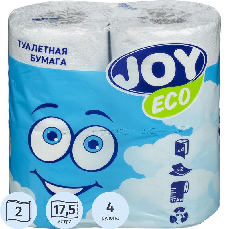 Joy бумага. Туалетная бумага Joy Eco, 2сл.4рул, белая. Бумага туалетная Джой эко 2-х слойная 4шт 12/уп. Туалетная бумага Joy Eco 2сл.4рул.белая 1/12. Бумага туалетная Joy 2-х слойная ,белая, 4 рулона.