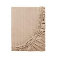 Простыня на резинке Волшебная ночь Coffee cream 180x200 см поплин 105  г/кв.м разноцветная